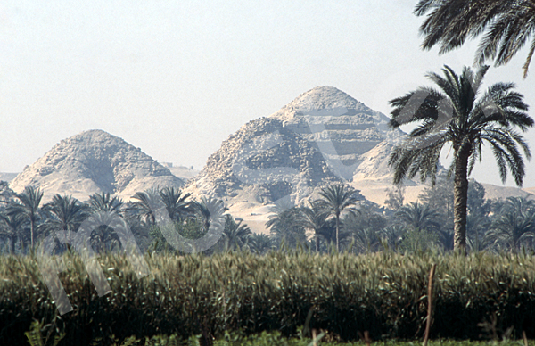 Abusir / Pyramidengebiet: Blickrichtung Südwesten, Bild-Nr. Grßansicht: 590a/2