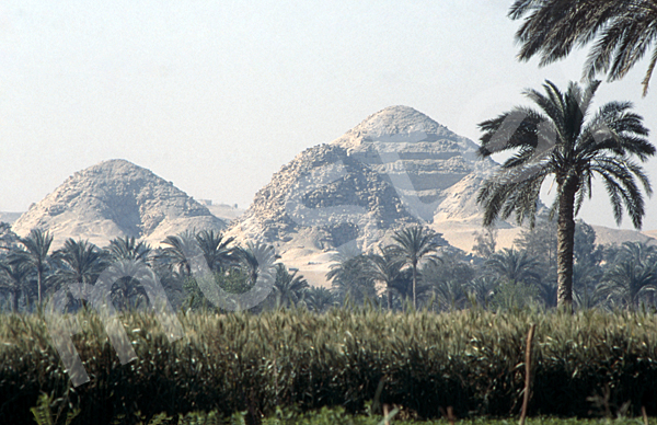 Abusir / Pyramidengebiet: Blickrichtung Südwesten, Bild-Nr. Großansicht: 590a/2