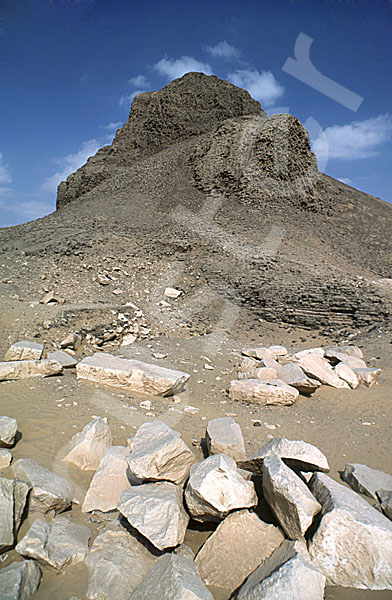 Amenemhat III.-Pyramide (Schwarze Pyramide): Seite, Bild-Nr. Grßansicht: 360a/22