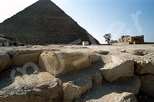Cheops-Pyramide: Aufweg, Bild-Nr. Grßansicht: 20b/15