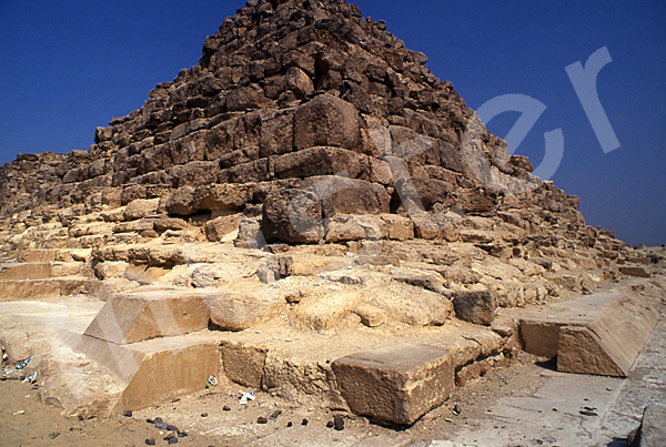 Cheops-Pyramide: Ecke, Bild-Nr. Grßansicht: 21b/28