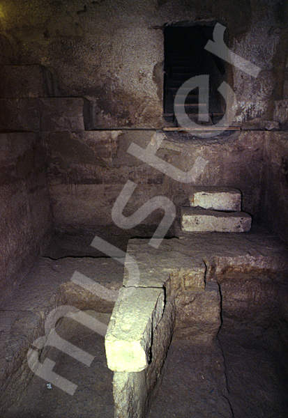 Cheops-Pyramide: Haupt- / Grabkammer, Bild-Nr. Grßansicht: 27a/2
