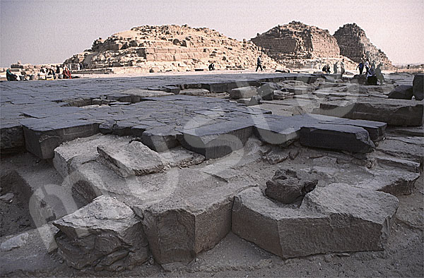 Cheops-Pyramide: Totentempel, Bild-Nr. Grßansicht: 20b/12