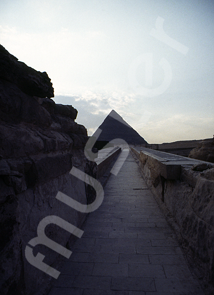 Chephren-Pyramide: Aufweg, Bild-Nr. Grßansicht: 32a/20