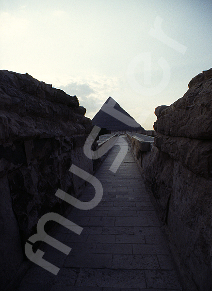 Chephren-Pyramide: Aufweg, Bild-Nr. Grßansicht: 32a/21