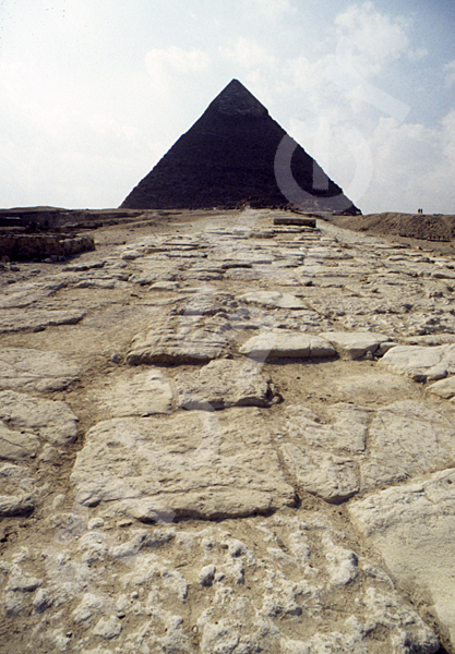 Chephren-Pyramide: Aufweg, Bild-Nr. Grßansicht: 32a/24