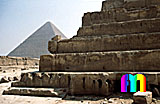 Chephren-Pyramide: Ecke, Bild-Nr. 30a/8, Motivjahr: 1998, © fröse multimedia: Frank Fröse