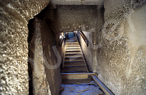 Chephren-Pyramide: Fallsteinanlage / -sperre, Bild-Nr. Grßansicht: 35a/3