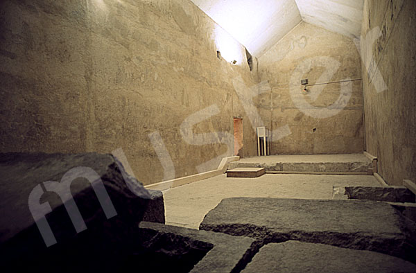 Chephren-Pyramide: Haupt- / Grabkammer, Bild-Nr. Grßansicht: 35a/24
