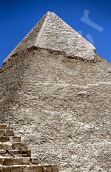 Chephren-Pyramide: Spitze / Pyramidion, Bild-Nr. Grßansicht: 30a/16