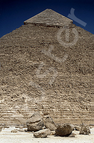Chephren-Pyramide: Steinfragment, Bild-Nr. Grßansicht: 31a/17
