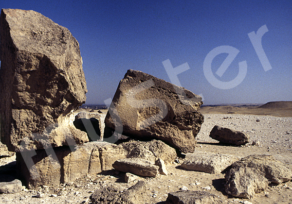 Chephren-Pyramide: Steinfragment, Bild-Nr. Grßansicht: 32a/9