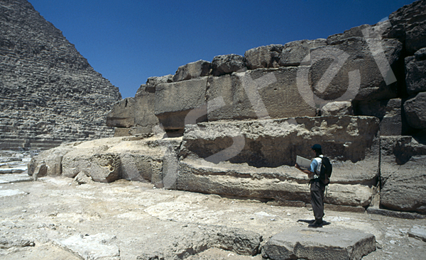 Chephren-Pyramide: Totentempel, Bild-Nr. Grßansicht: 30b/13