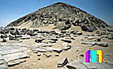 Djedkare-Pyramide: Ecke, Bild-Nr. 250a/1, Motivjahr: 1998, © fröse multimedia: Frank Fröse