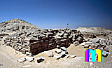 Djedkare-Pyramide: Ecke, Bild-Nr. 250a/16, Motivjahr: 1998, © fröse multimedia: Frank Fröse