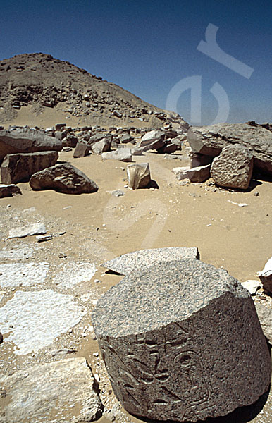 Djedkare-Pyramide: Totentempel, Bild-Nr. Grßansicht: 250a/11