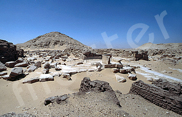 Djedkare-Pyramide: Totentempel, Bild-Nr. Grßansicht: 250a/6