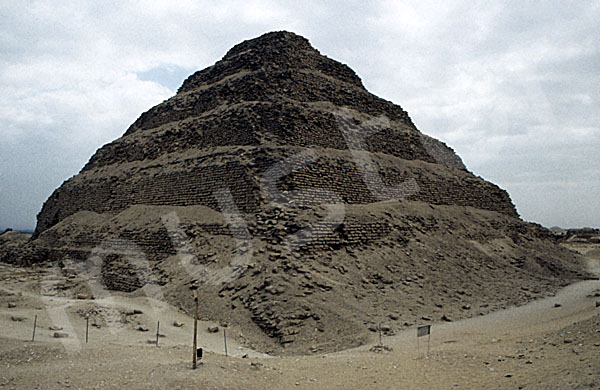 Djoser-Pyramide: Ecke, Bild-Nr. Grßansicht: 200b/8