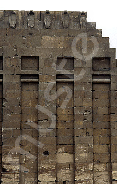 Djoser-Pyramide: Kronenhaus, Bild-Nr. Grßansicht: 200b/42