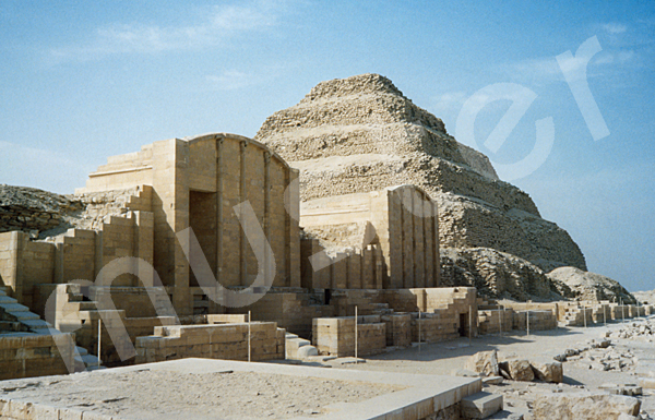 Djoser-Pyramide: Sedfesthof, Bild-Nr. Grßansicht: 200a/34