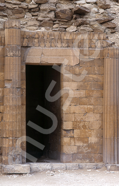 Djoser-Pyramide: Südhaus / Südpavillon, Bild-Nr. Grßansicht: 200a/43