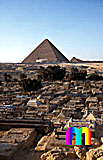 Giza-Plateau / Pyramidengebiet: Blickrichtung Nordnordwesten, Vorschaubild-Nr. 470a/4