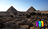 Giza-Plateau / Pyramidengebiet: Blickrichtung Nordnordwesten, Vorschaubild-Nr. 470a/41