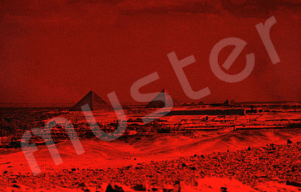 Giza-Plateau / Pyramidengebiet: Blickrichtung Südosten, Bild-Nr. Grßansicht: 470a/19