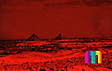 Giza-Plateau / Pyramidengebiet: Blickrichtung Südosten, Vorschaubild-Nr. 470a/19