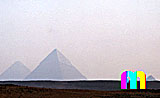 Giza-Plateau / Pyramidengebiet: Blickrichtung Südosten, Vorschaubild-Nr. 470a/23
