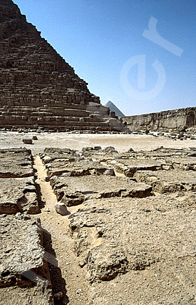 Giza-Plateau / Pyramidengebiet: Blickrichtung Südsüdwesten, Bild-Nr. Grßansicht: 31a/47
