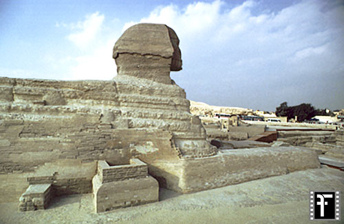 Große Sphinx von Gizeh: Statue, Bild-Nr. Grßansicht: 560a/8