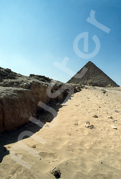 Mykerinos-Pyramide: Aufweg, Bild-Nr. Grßansicht: 40b/29