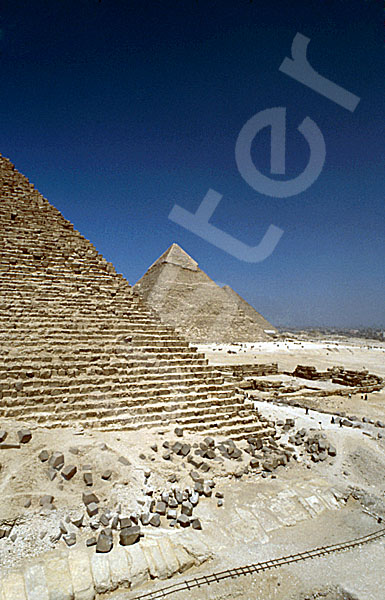 Mykerinos-Pyramide: Ecke, Bild-Nr. Grßansicht: 40a/14