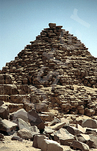 Mykerinos-Pyramide: Ecke, Bild-Nr. Grßansicht: 40b/37