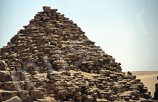 Mykerinos-Pyramide: Ecke, Bild-Nr. Grßansicht: 40b/38