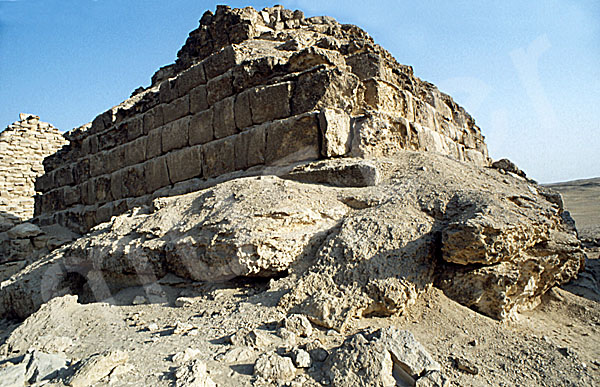 Mykerinos-Pyramide: Ecke, Bild-Nr. Grßansicht: 40b/50