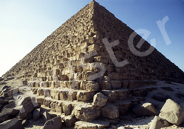 Mykerinos-Pyramide: Ecke, Bild-Nr. Grßansicht: 41a/27