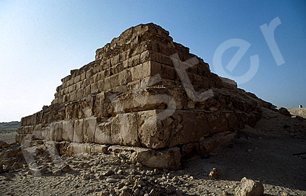 Mykerinos-Pyramide: Ecke, Bild-Nr. Grßansicht: 41a/6