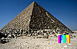 Mykerinos-Pyramide: Ecke, Bild-Nr. 40a/2, Motivjahr: 1998, © fröse multimedia: Frank Fröse