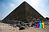 Mykerinos-Pyramide: Ecke, Bild-Nr. 40a/5, Motivjahr: 1996, © fröse multimedia: Frank Fröse