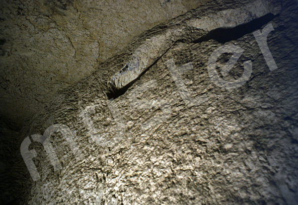 Mykerinos-Pyramide: Fallsteinanlage / -sperre, Bild-Nr. Grßansicht: 45a/23