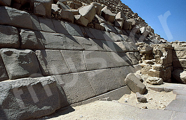 Mykerinos-Pyramide: Opferkapelle, Bild-Nr. Grßansicht: 40a/47