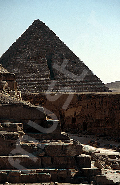 Mykerinos-Pyramide: Seite, Bild-Nr. Grßansicht: 40a/17