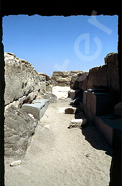 Mykerinos-Pyramide: Totentempel, Bild-Nr. Grßansicht: 40b/20