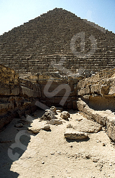 Mykerinos-Pyramide: Totentempel, Bild-Nr. Grßansicht: 40b/23