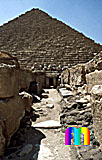 Mykerinos-Pyramide: Totentempel, Bild-Nr. 40b/19, Motivjahr: 1998, © fröse multimedia: Frank Fröse