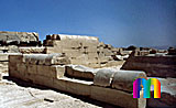 Pepi-I.-Pyramide: Umfassungs- / Temenosmauer, Bild-Nr. 230a/14, Motivjahr: 1998, © fröse multimedia: Frank Fröse