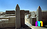 Pepi-I.-Pyramide: Umfassungs- / Temenosmauer, Bild-Nr. 230a/26, Motivjahr: 1998, © fröse multimedia: Frank Fröse