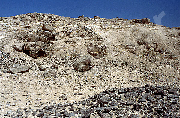 Radjedef-Pyramide: Ecke, Bild-Nr. Grßansicht: 10a/11